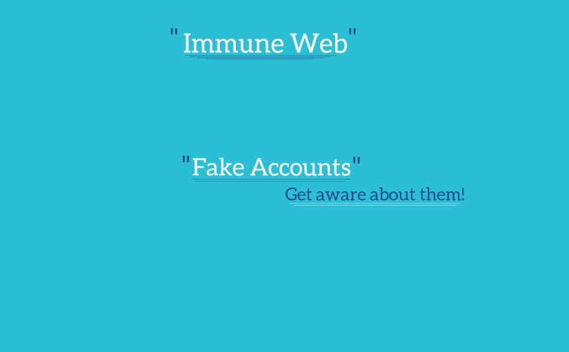 Fake Accounts| Get aware!